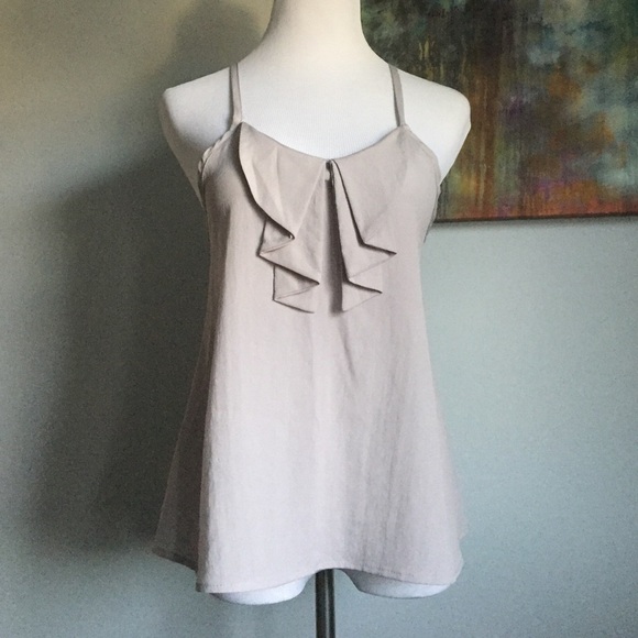 Gray Flowy Cami top Y2K - Picture 1 of 2
